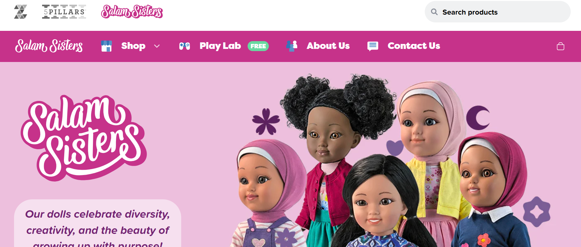 Salam Sisters website screenshot